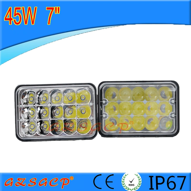 Светодиодные сверхъяркие рабочие фары, 12V, 24V, 5 дюймов