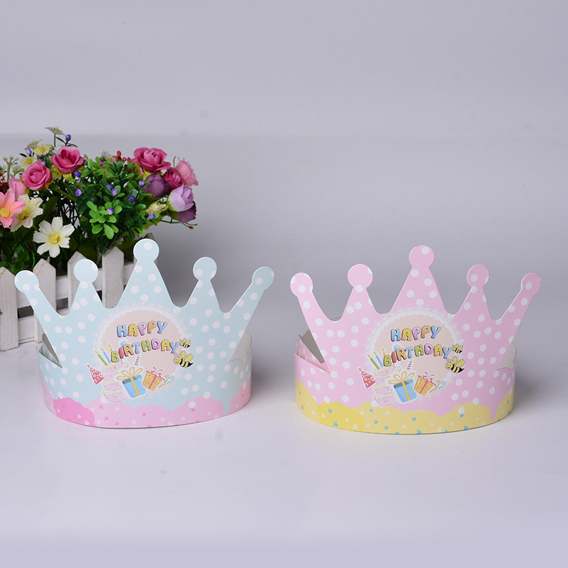 生日帽皇冠生日派对帽生日创意生日帽子200个包邮新疆西藏青海不