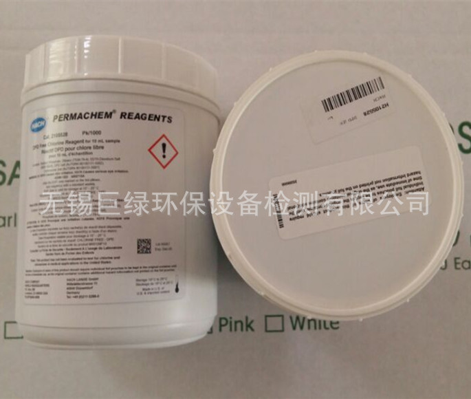 美国哈希余氯试剂21055-28 0.02-2mg/L 大包装2105528