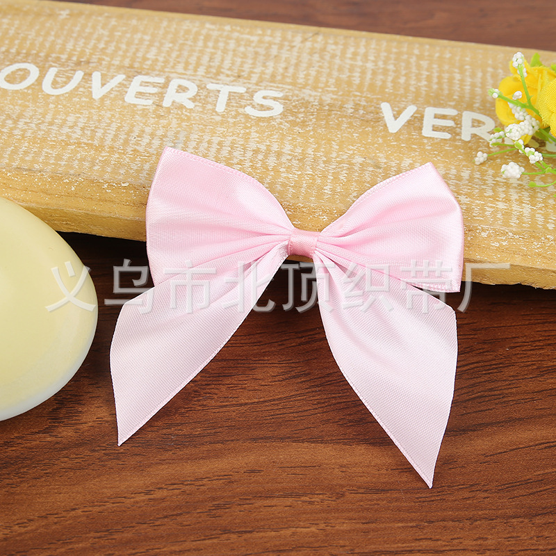 Tela hecha a mano arco doble capa bolsa cintura faja cinta de poliéster arco DIY accesorios para el cabello accesorios de horquilla