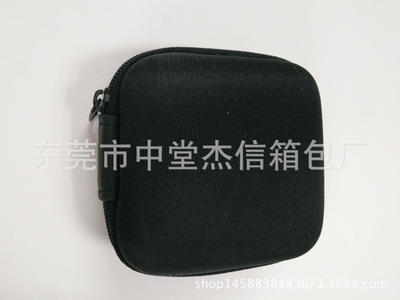 厂家批发eva耳机包 数据线耳机收纳盒 方形耳机收纳包EVA拉链包