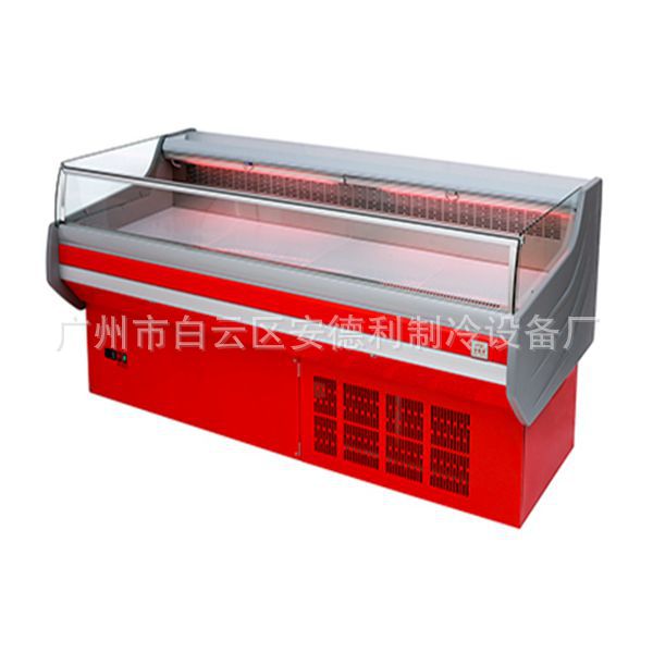厂家直销鲜肉冷藏柜批发价格 超市冷藏柜 鲜肉保鲜展示柜