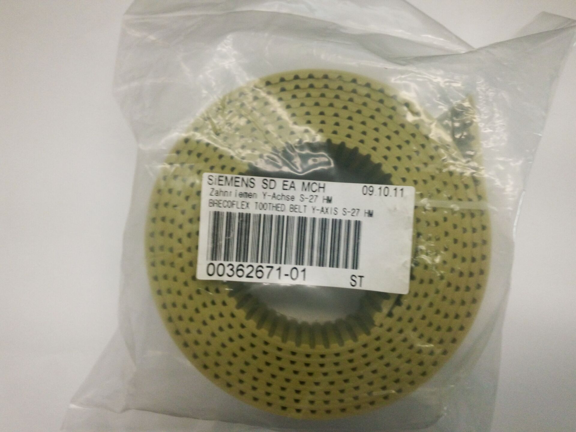 Siemens Imported Belt 00362871-01 Siemens Imported Belt 00362871-01