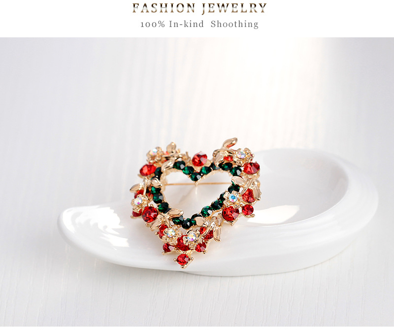Occident and the United States alloy plating brooch (AL055-A)NHDR1879-AL055-A