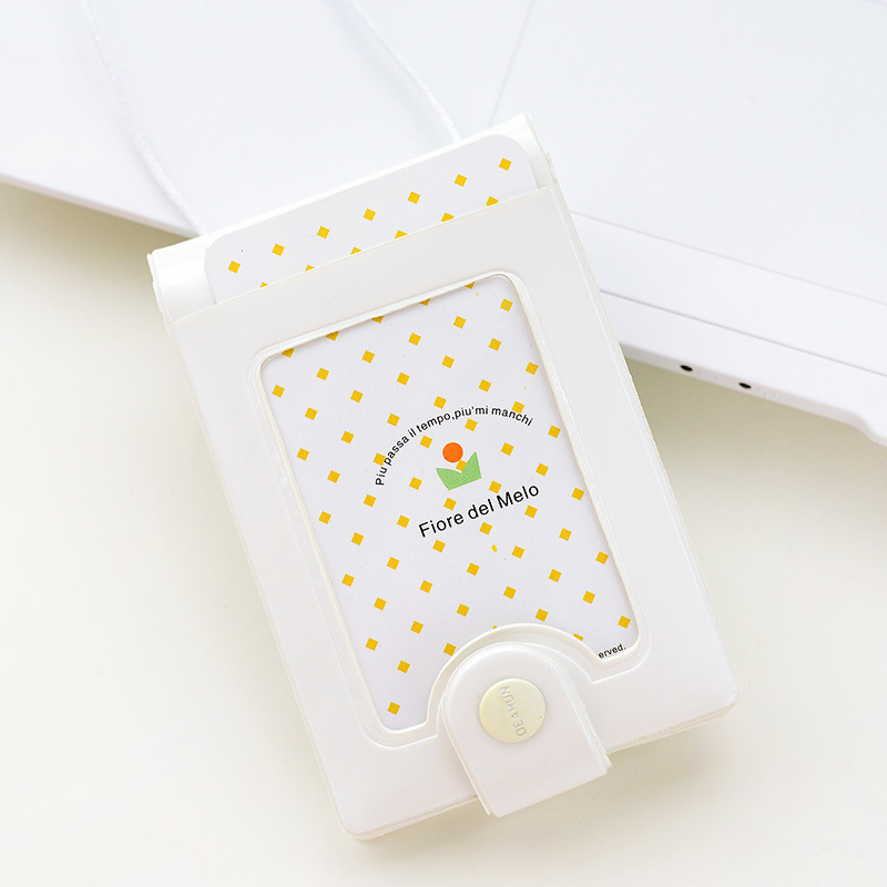 可掛卡夾 亮麵白