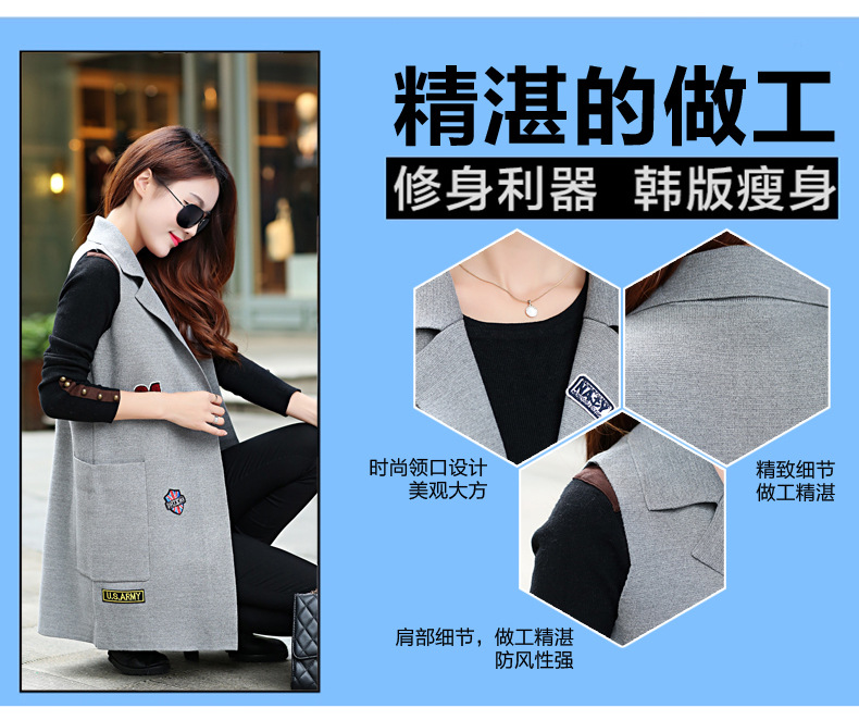 Gilet femme en Cardigan - Ref 3318399 Image 6