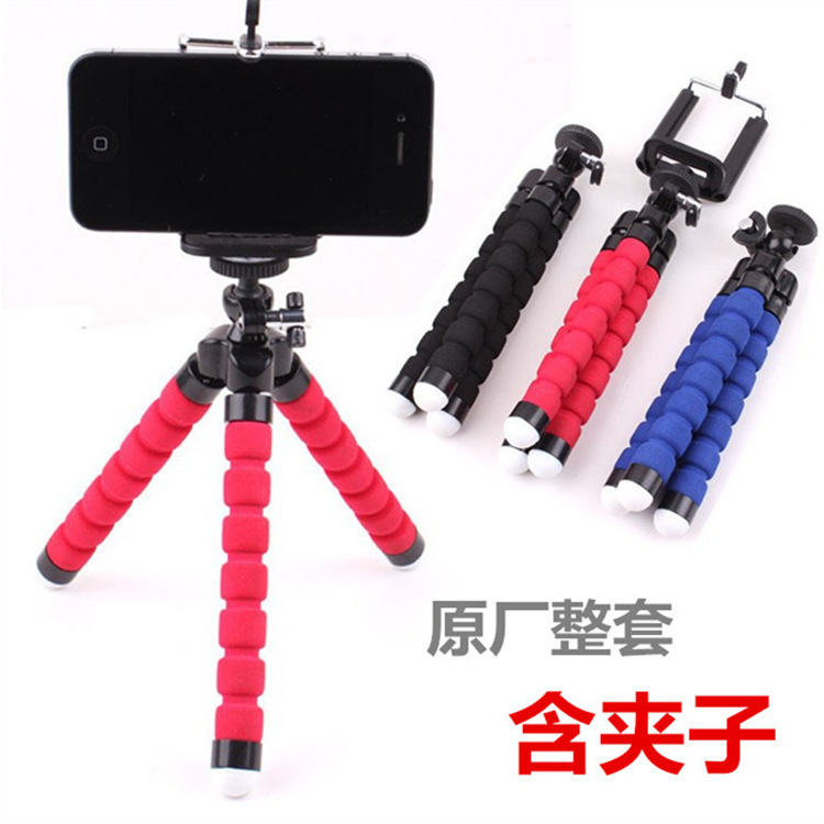 Sponge Octopus Tripod Universal Lazy Mob...