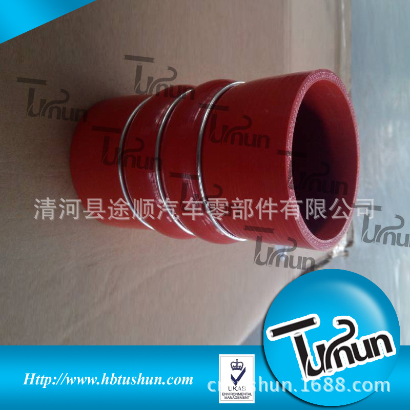 专业生产2钡3环驼峰硅胶管奔驰卡车中冷器硅胶管0249970782