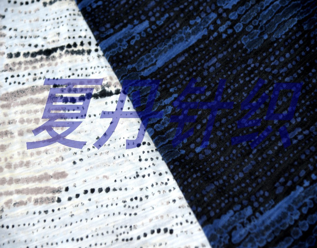 供应优质全棉竹节印花布汗布，PIMA棉，长绒棉，活性印花，数码