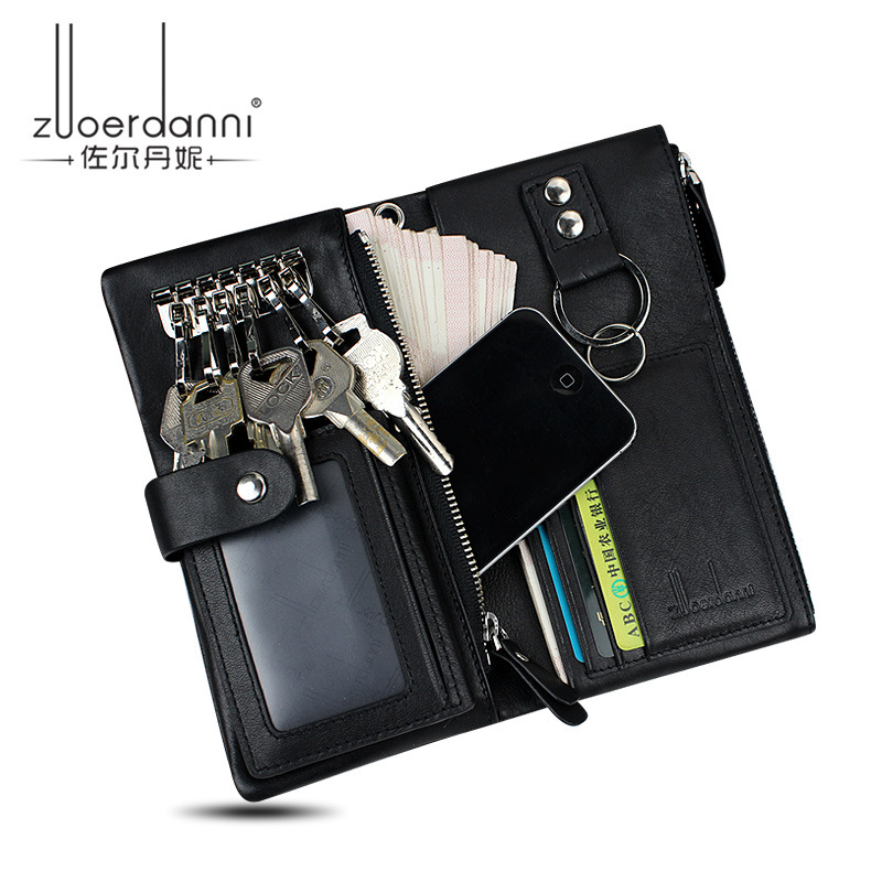 Zoltan Dani multi-function wallet Customize Card package key case man genuine leather capacity Mobile phone bag Manufactor wholesale