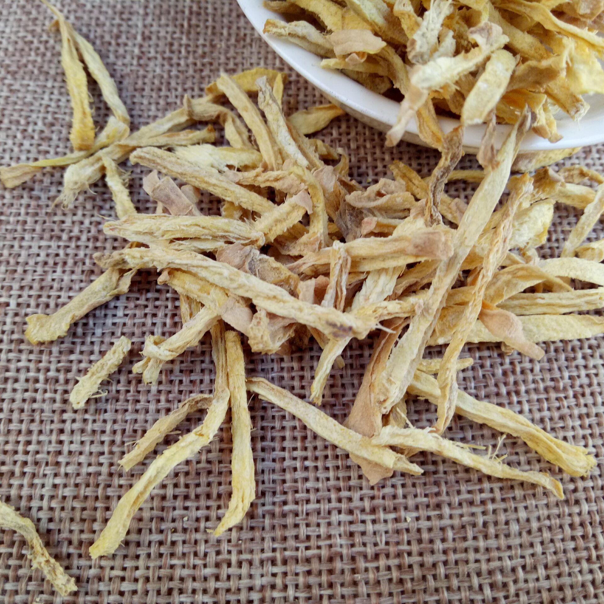 Dried Ginger Shreds Jiang Si 500g Machine Cut Dehydrated Ginger for Tea and Cooking specifications