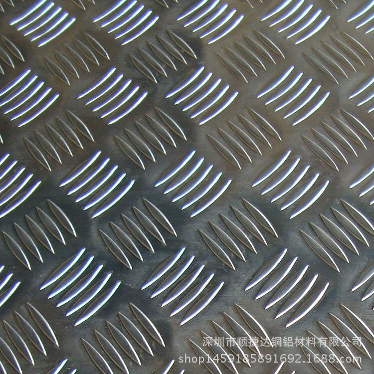 6061指针型花纹铝板 1060高纯五条筋花纹铝板 1220*2440mm