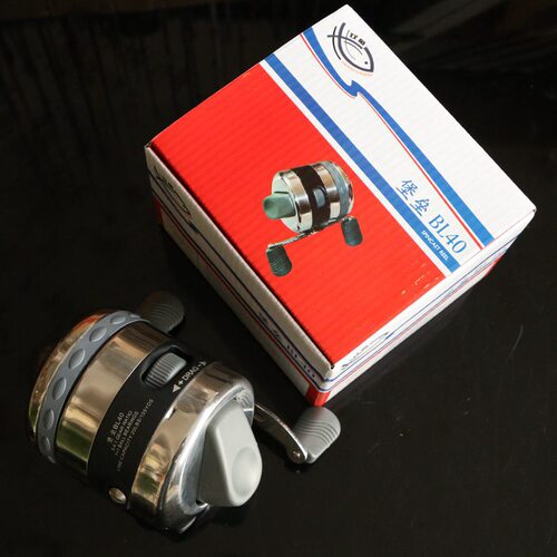 Cross-border large fishing reel metal stainless steel Pisces Fortress BL40 built-in outlet closed composite bow fishing reel