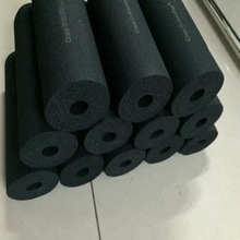 福樂斯橡塑保溫管批發 40mm50厚管道保溫開口式貼鋁箔工程橡塑管
