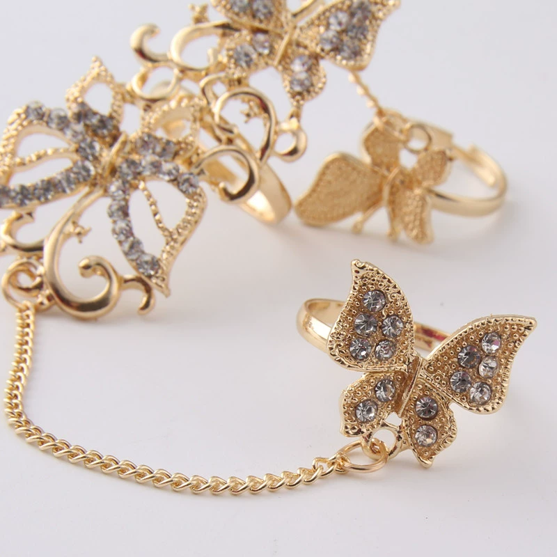 Fashionable ring, adjustable set, European style