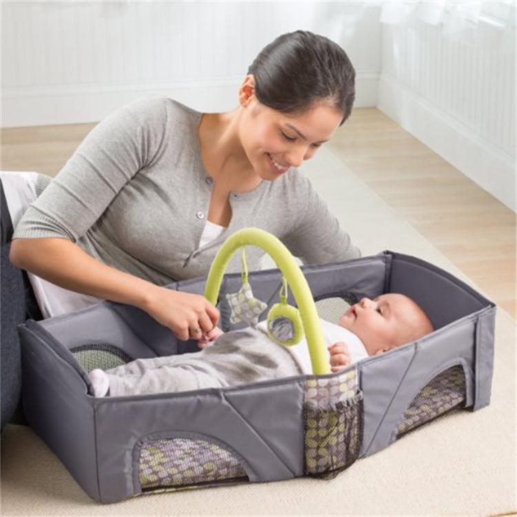 Baby Safety Isolation Bed Portable Folding Baby Crib Mummy Bag Newborn Cotton Sleep Travel Bed