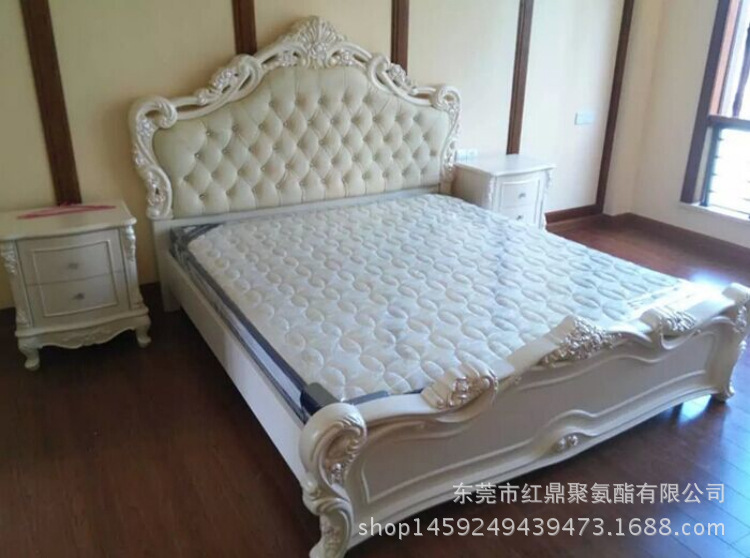 113东莞厂家聚氨酯家具配件欧式雕花AB组合料发泡PU黑白料