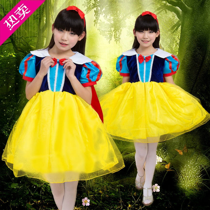 2016 Весеннее платье принцессы для девочек, детское платье для выступлений, Белоснежное платье с накидкой, в наличии