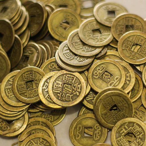 Alloy Ten Emperors Copper Coin, Six Emperors Coins Bulk Wholesale Fake Qing Dynasty Copper Coins Single Shunzhi Foreign Trade