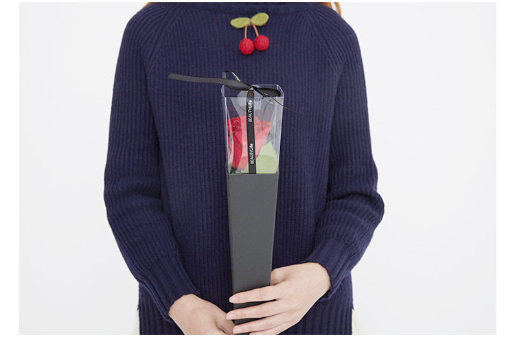 Caja de regalo de una sola flor Día de San Valentín una rosa caja de embalaje flor creativa caja de regalo caja de flores de actividad