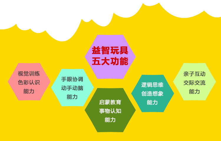 华隆玩具百变风车玩具益智积木聪明棒拼插DIY幼儿园桌面智力积木详情4