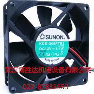 KD1208PTS3-6 建准SUNON机箱电源散热风扇 12V 1.4W 8CM 8025
