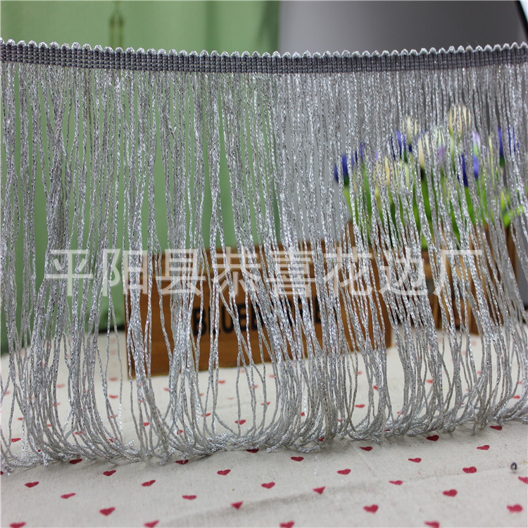 金银丝流苏排须