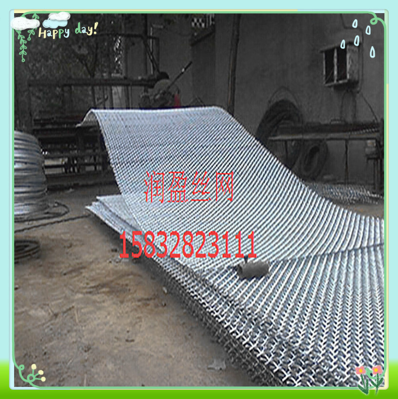 大连钢丝网轧花 矿山 石油化工黑钢轧花网厂家