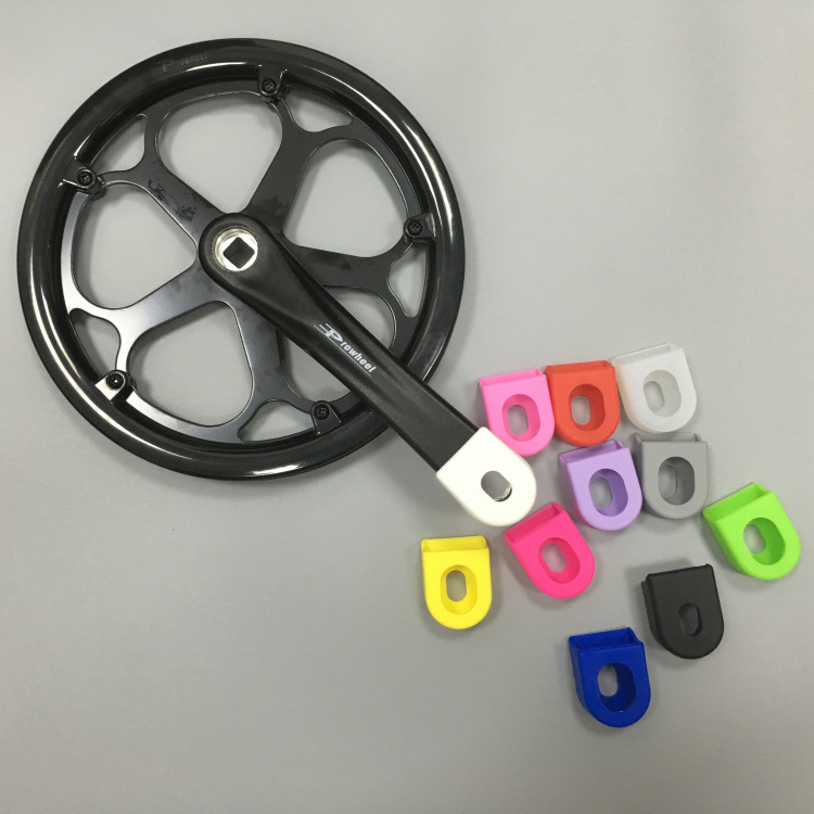 ZTTO bicicleta de montaña de carretera universal bicicleta plegable disco de dientes manivela funda protectora cubierta protectora funda de silicona