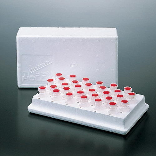 样品瓶 带泡沫保存盒 红盖   5-100 2