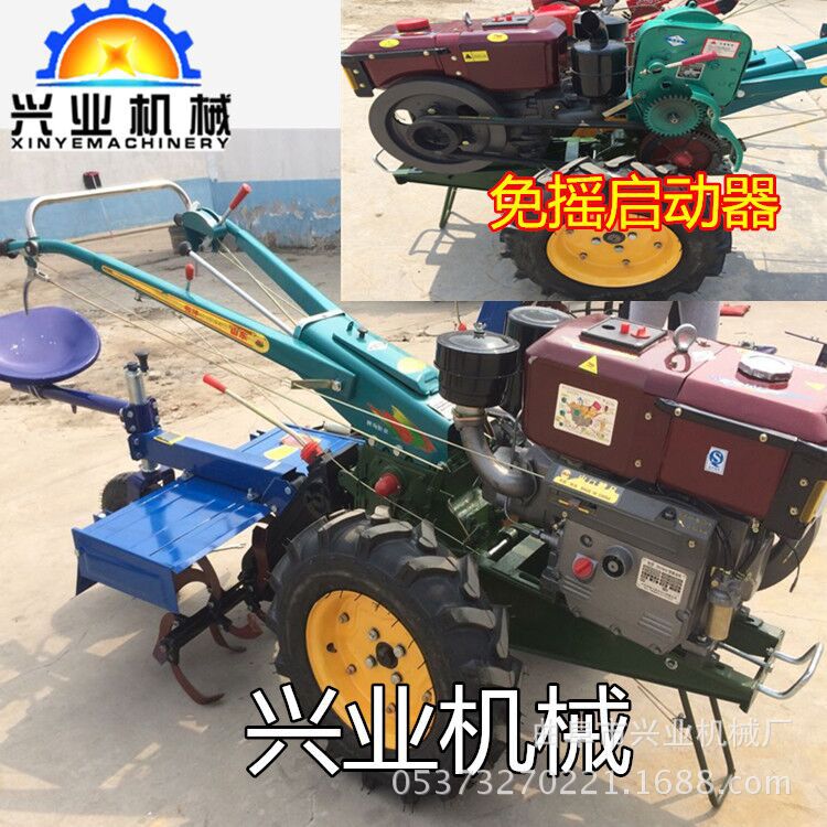 可带旋耕犁 旋耕机开沟机培土机 多功能垂直轴微耕机松土机