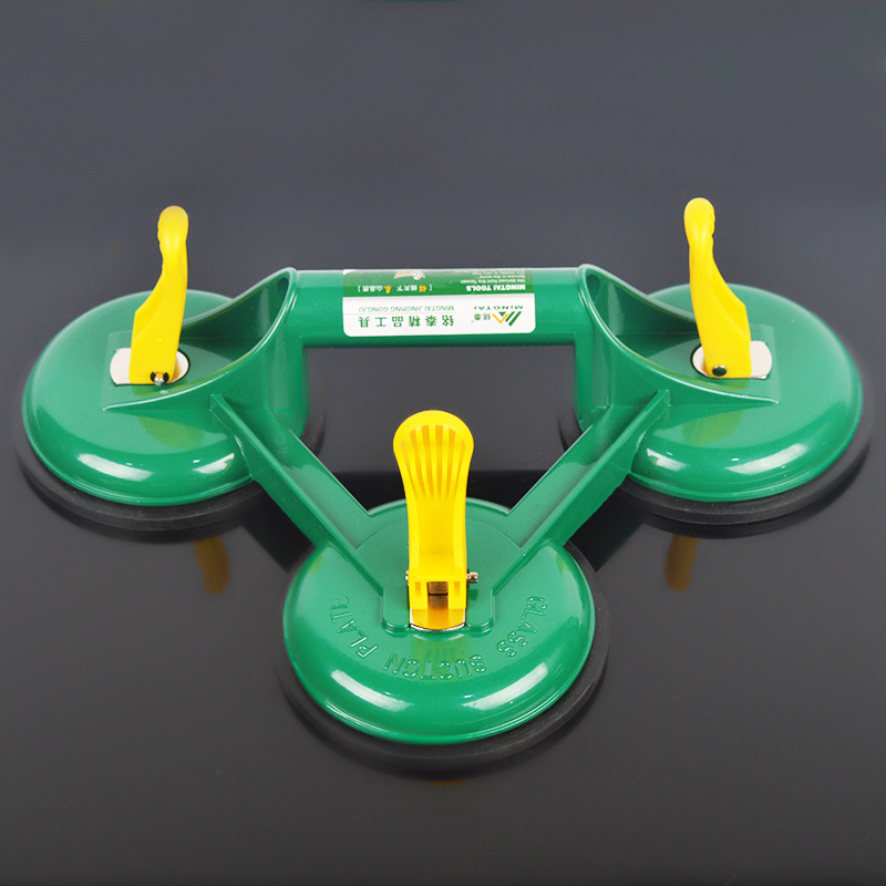 铭泰铝合金三爪玻璃吸盘 瓷砖吸盘 地板吸提器吸盘