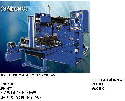 日本大宫（OHMIYA）高精密无心磨床 OC-24BR-300 原装进口机床