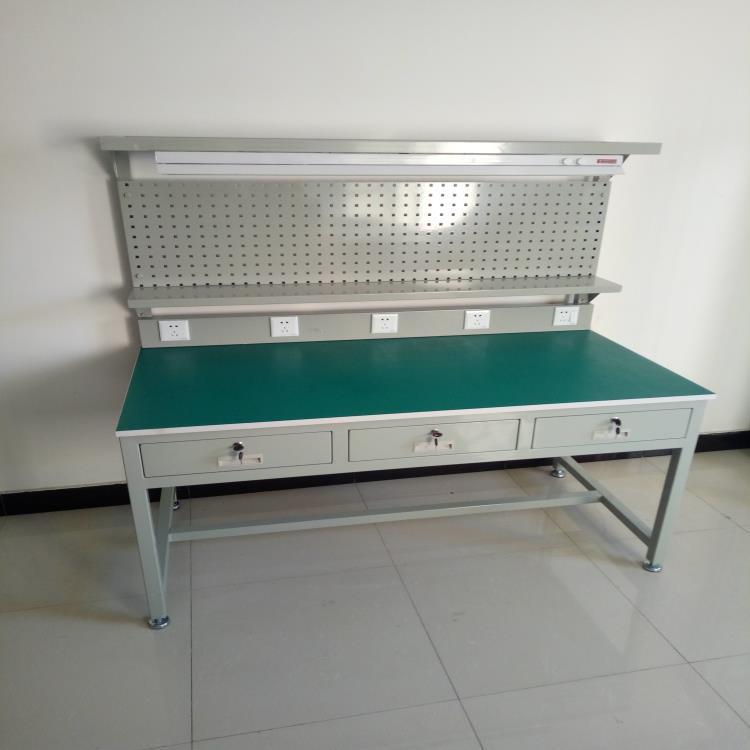 工业防静电工作台维修桌重型钳工台车间不锈钢装配检验桌厂家