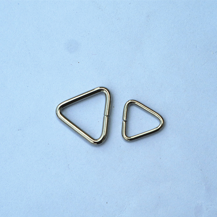 厂家供应五金三角扣 开口闭口三角扣 箱包金属扣