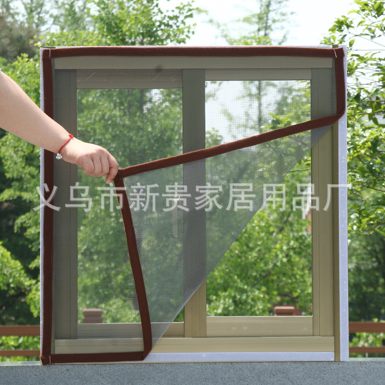 Customized encryption invisible Mosquito control screen window Gauze Velcro install simple and easy Sand curtain On behalf of