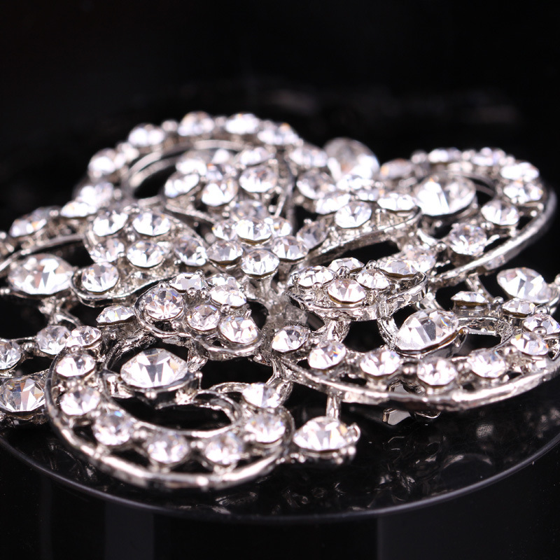 Japonská a kórejská bohyňa večera kvetinová brošňa živôtik žena svadba_voghion.com