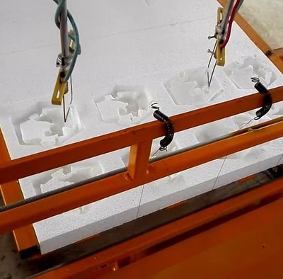 火柴科技數控全自動免模機雞蛋拖包裝拖泡沫挖槽熱切割設備定制