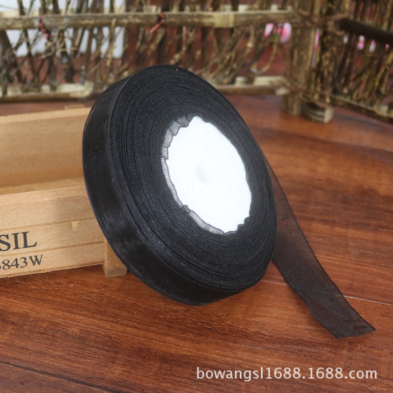 2,5 cm cinta de nieve al por mayor regalo flor hornear decoración cinta hecha a mano DIY cinta decoración de la boda multicolor