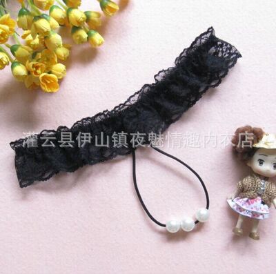 性感女式內褲情趣內 開裆褲T褲/C褲/丁字褲/帶珍珠誘惑壹件代發