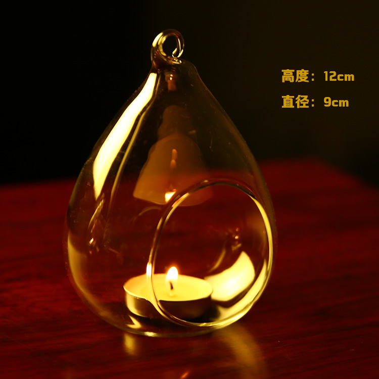 De estilo europeo de cristal titular de la vela de la boda de la cena de la boda accesorios Candelabro decoración de la Mesa adornos