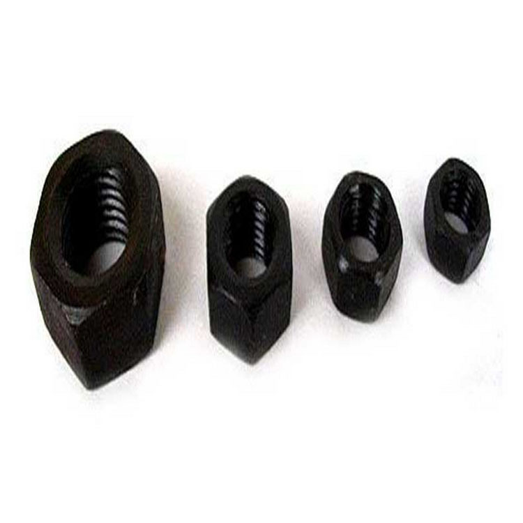 黑色碳钢8.8级高强度螺母加厚六角螺母外六角螺丝螺母螺帽M4M6M8