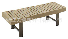出口日本园艺坐凳 木塑制品 户外踏步台 木塑长条凳