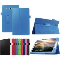 Подходит для планшета Samsung TAB E T560, защитный чехол с рисунком личи, кожаный чехол-подставка, защитный чехол для планшета 9,6 дюйма