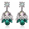 Summer capacious earrings, retro crystal earings, Korean style, European style