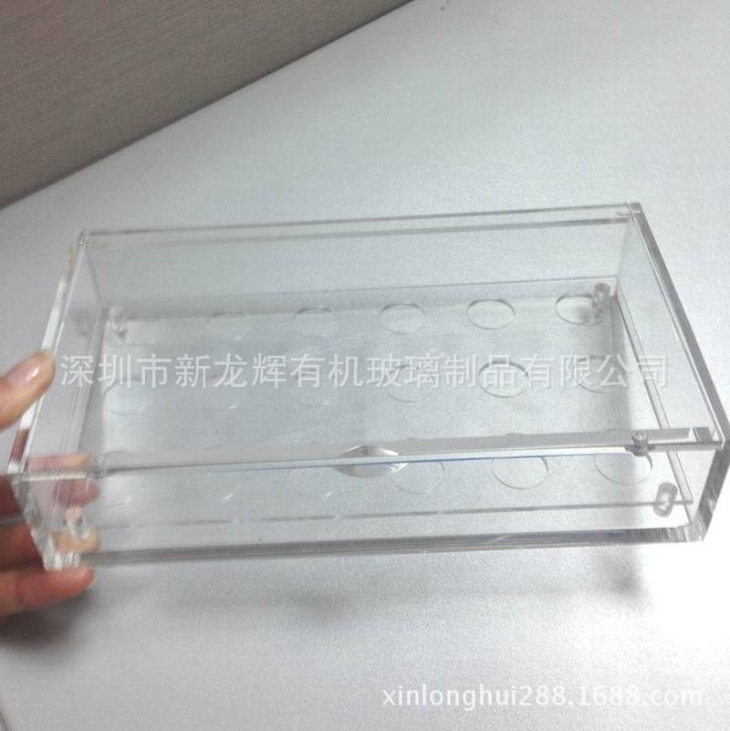 翻盖方形盒子 有机玻璃透明包装盒 亚克力食品盒礼品盒厂家批发