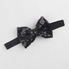 Children's high quality headband, nail sequins handmade with bow, accessory, new collection