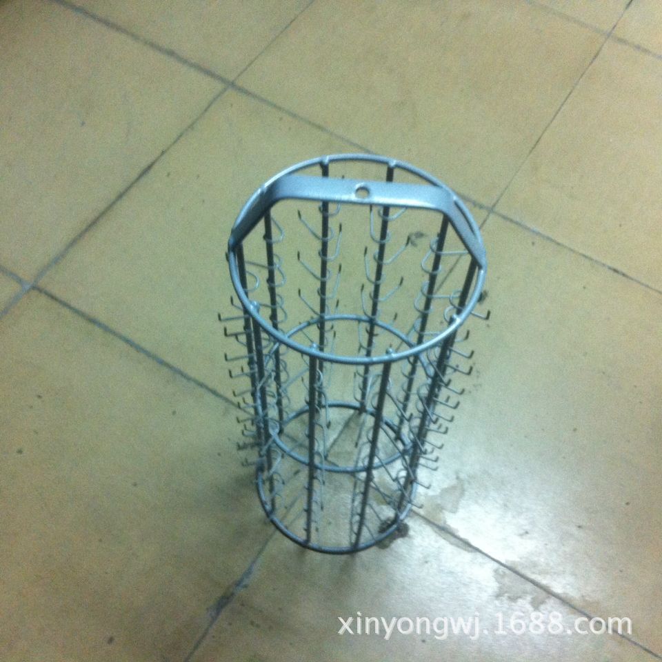 供应包胶/灰胶 带钩包胶圆笼挂具 非标件13712856565 超声波清洗-阿里巴巴