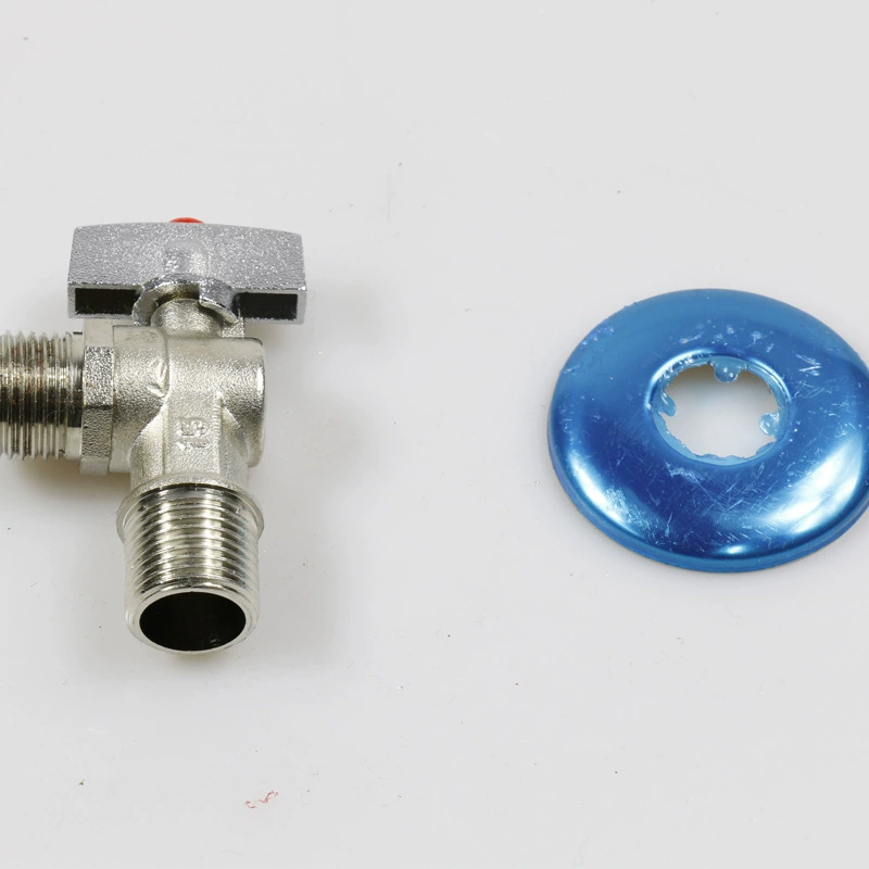 Латунный медный шарик, медный полюс, шаровой сердечник, треугольный клапан, клапан DN15