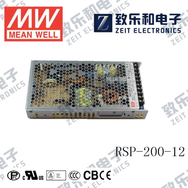 Тайвань Mingwei RSP-200-12 200 Вт 12 В 16,7 A PFC импульсный блок питания